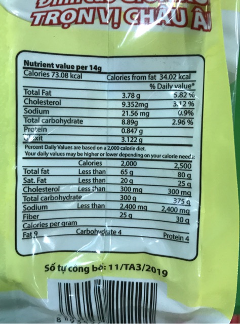 Bánh Belgi Cookie trứng sữa, Challot của Tràng An 250g