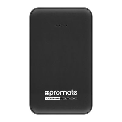 Sạc dự phòng  Promate Voltag-10 10000mAh - Cổng Sạc UltraFast (5V/2.1A & 5V/1A) Siêu Nhỏ Gọn