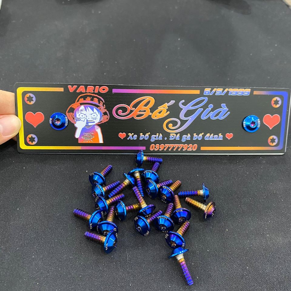 Bảng tên xe máy thiết kế theo yêu cầu - Mẫu SH01