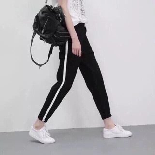 Quần Legging Sọc Trắng