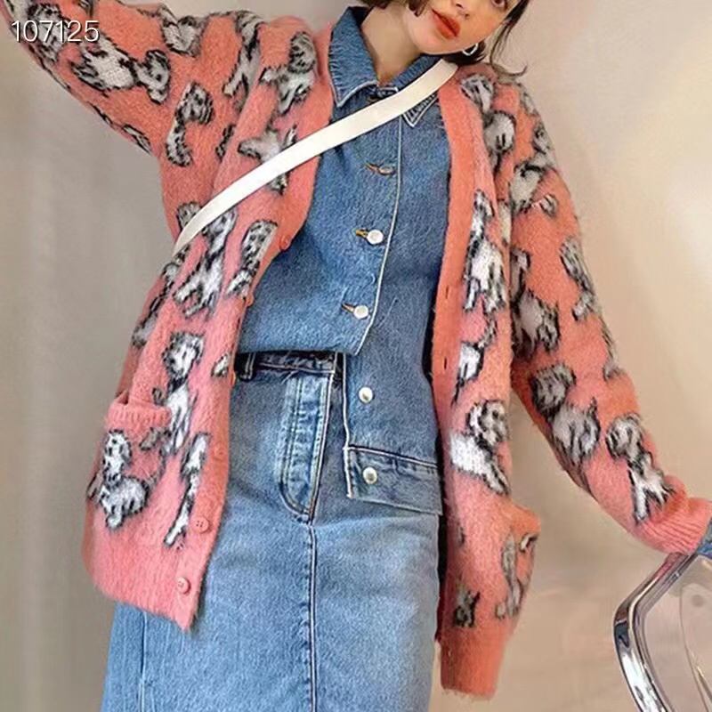 Áo khoác cardigan lông nữ Celine CL phong cách trẻ trung,thời thượng