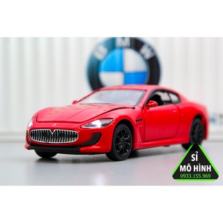 Mô hình xe Maserati GranTurismo Sport 1:32 Đỏ