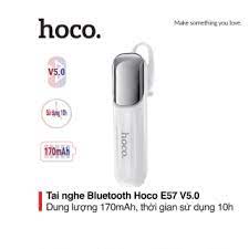 ✔Nowship ✔tai nghe bluetooth HOCO E57 1 bên tai essential v5.0 new nghe liên tục 9 tiếng có mic chống ồn