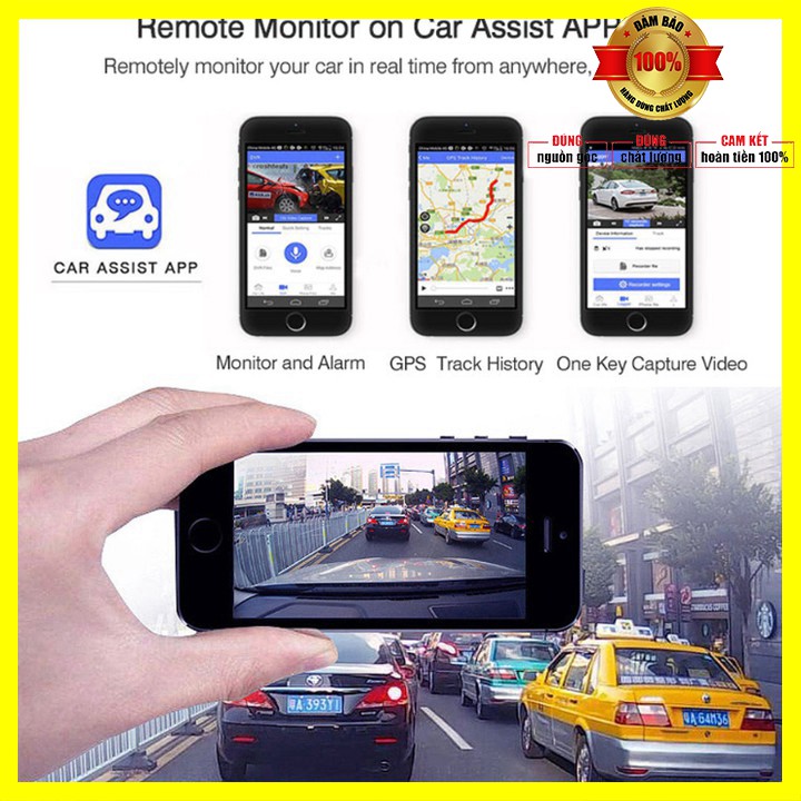 Camera hành trình gương H58 cao cấp nhãn hiệu Phisung WIFI, GPS - Bảo hành 12 tháng | WebRaoVat - webraovat.net.vn
