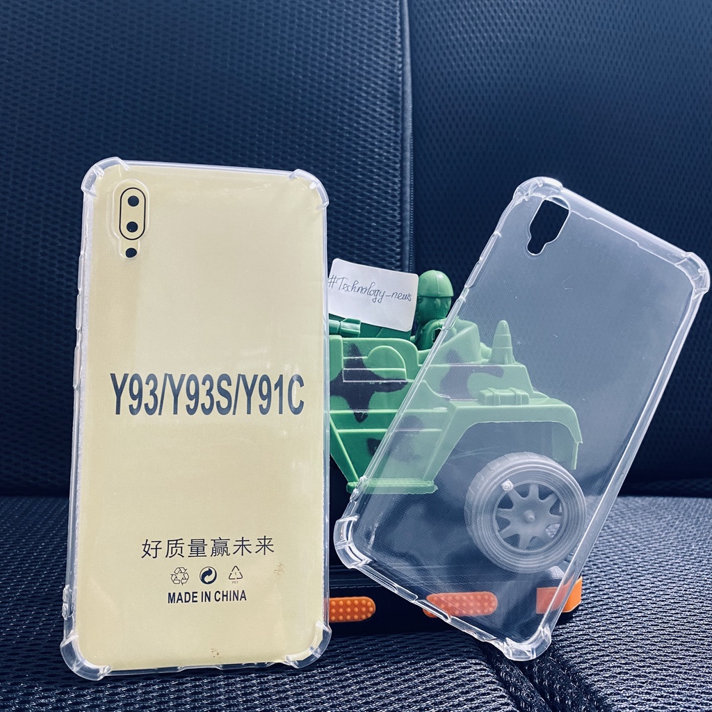 Ốp lưng chống sốc Vivo Y91c/ Y93 trong suốt chống va đập bo 4 góc
