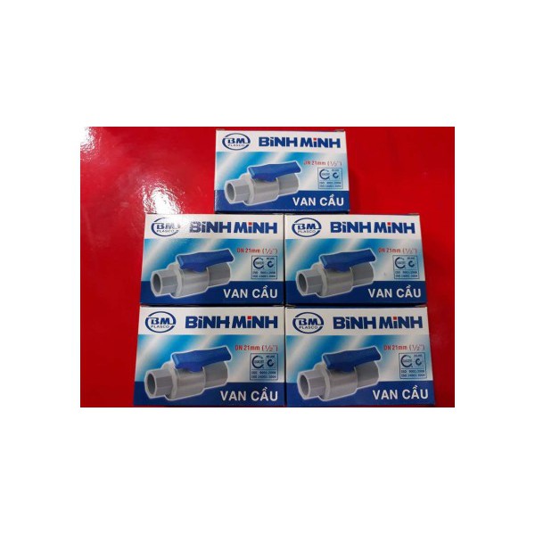 Van cầu nhựa Bình Minh size 21, 27, 34mm