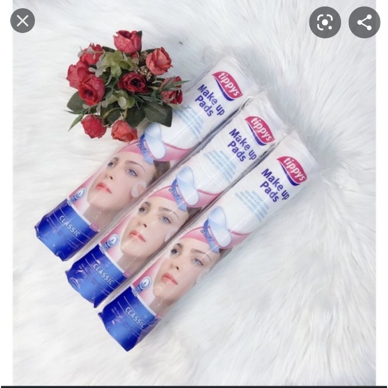 Bông tẩy trang Tippys 120 miếng