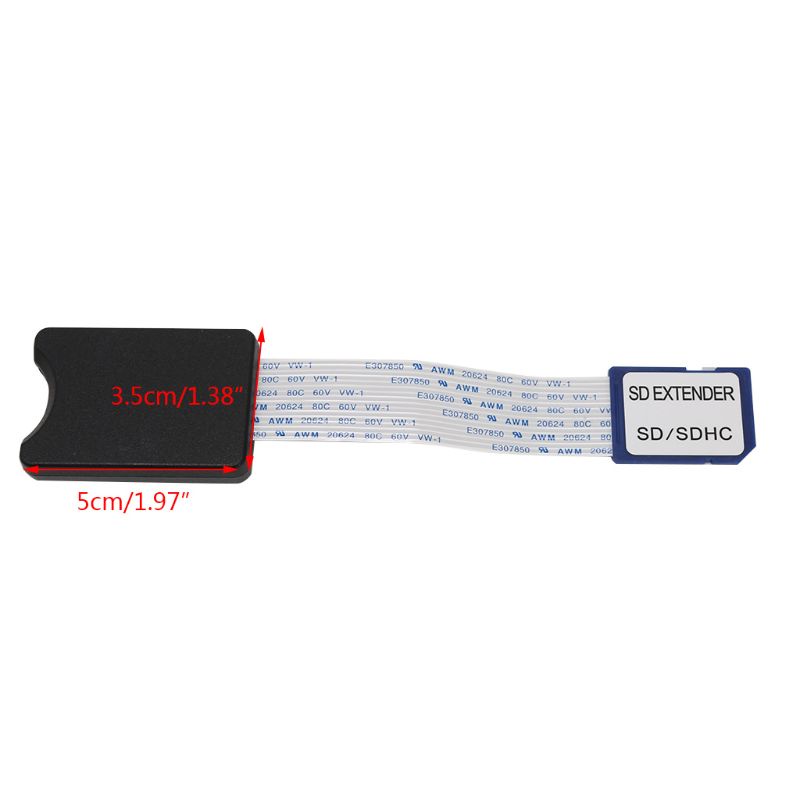 Cáp Đọc Thẻ Nhớ SD Đầu Đực Sang SDHC SDXC Đầu Cái Cho Điện Thoại GPS TV