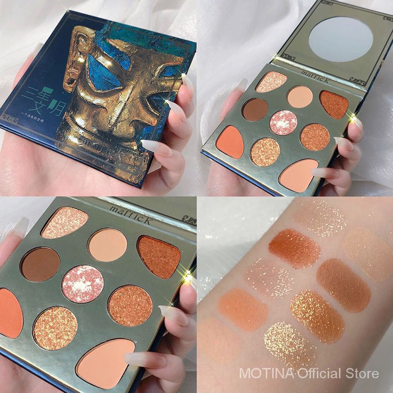 Bảng phấn mắt lấp lánh màu sắc quyến rũ trang điểm thời trang