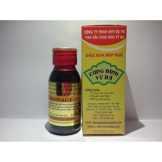 Dầu xoa bóp Huế gia truyền Cung Đình Vỹ Dạ