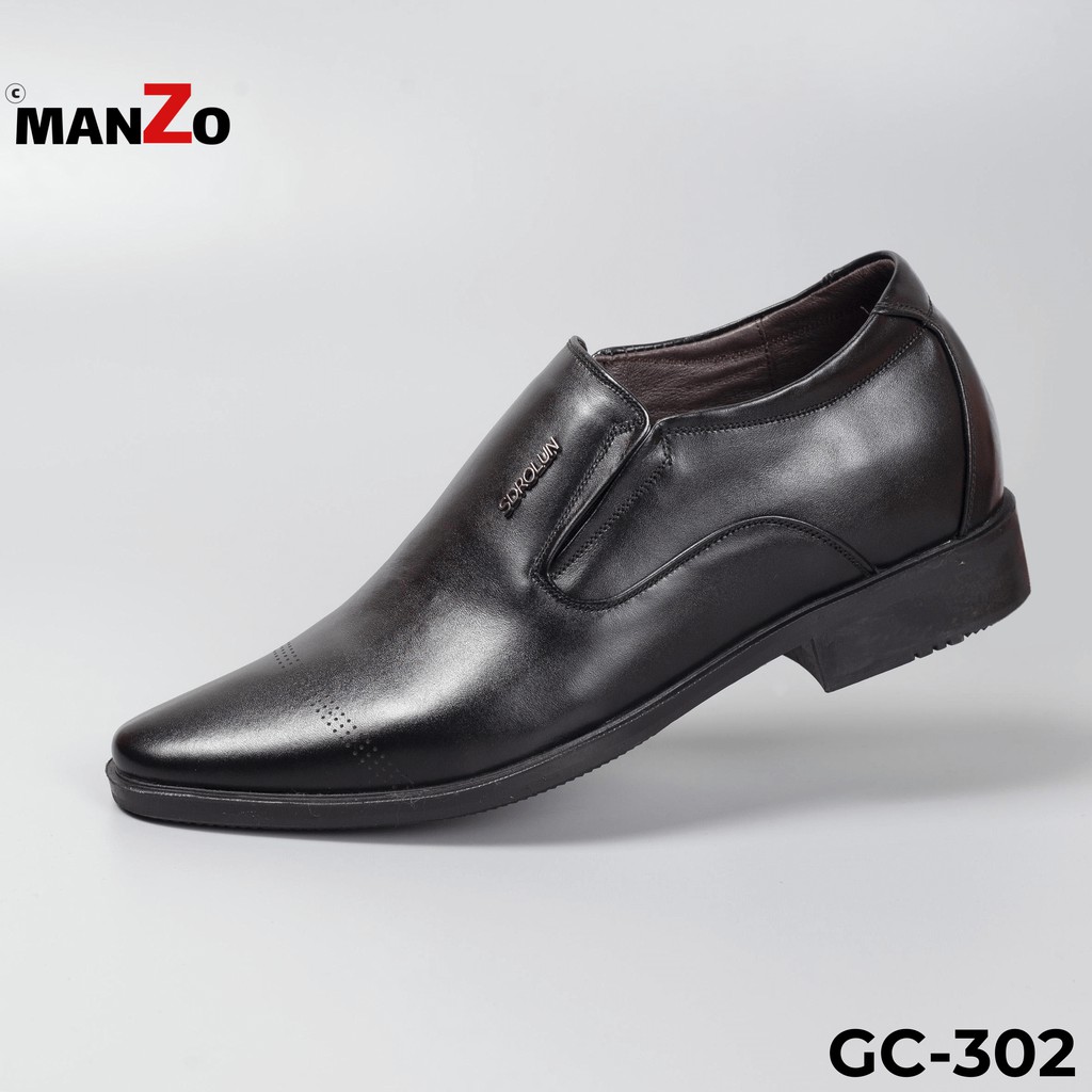 [Tăng chiều cao 6cm] Giày da nam cao cấp dành riêng cho dân công sở - Manzo GC302