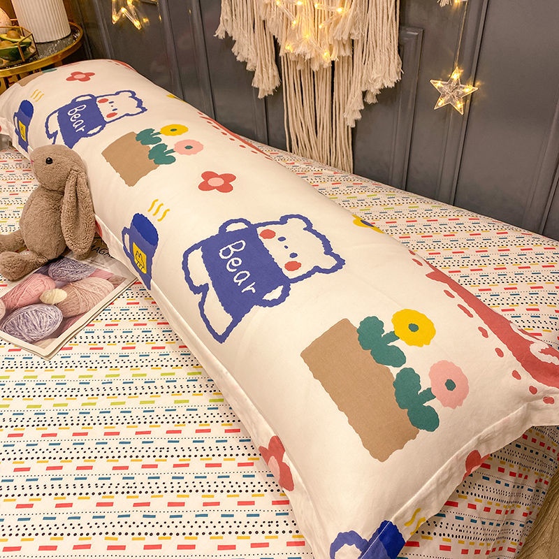 Gối Tựa Lưng Dài Mềm Mại Cỡ Lớn Có Thể Tháo Rời Và Giặt Sạch Dành Cho Giường Ngủ