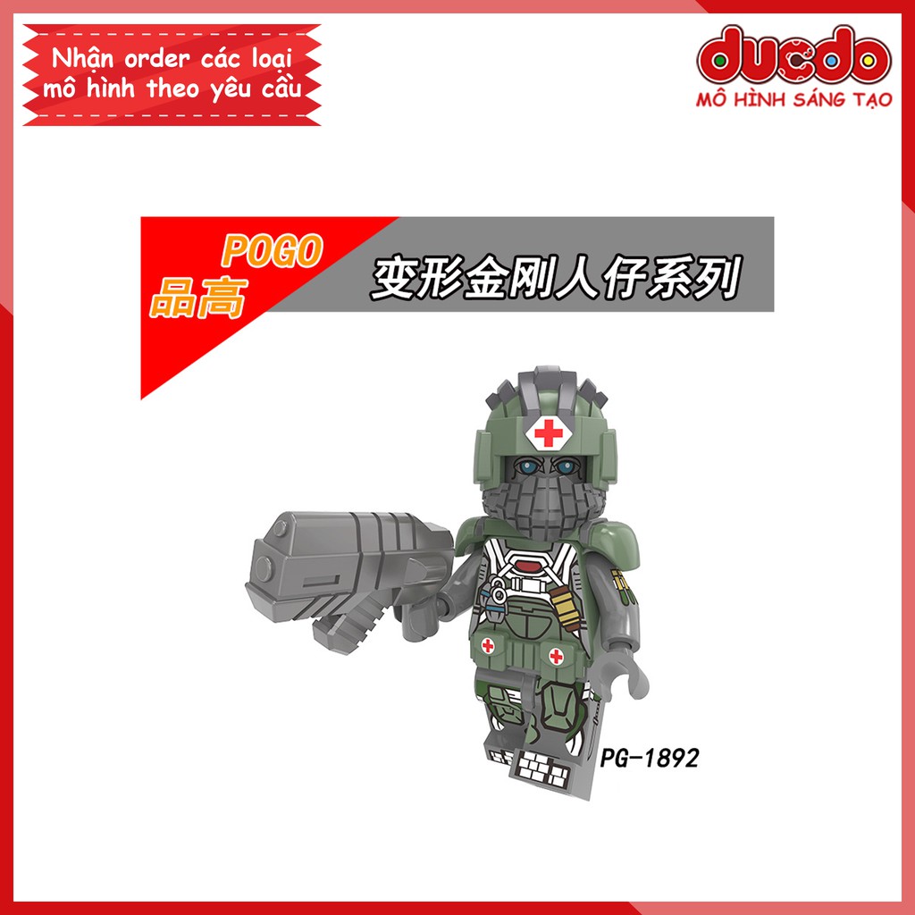 Minifigures các robot Transformer mới nhất - Đồ chơi Lắp ghép Xếp hình Mini Optimus Mô hình POGO PG 8215