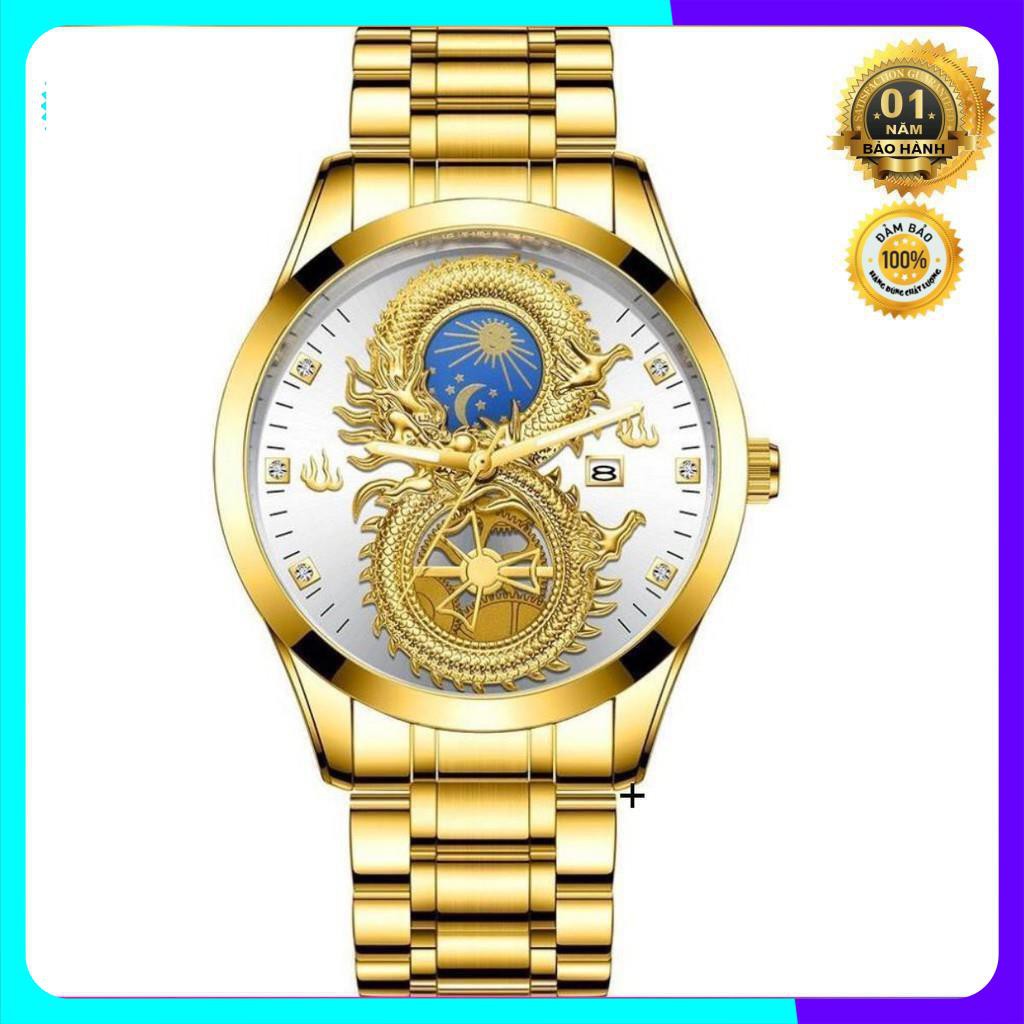 Đồng hồ nam fngeen chính hãng dây thép cao cấp mặt rồng đẹp (tặng kèm hộp và pin dự phòng) | BigBuy360 - bigbuy360.vn