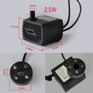 [ 5W ] Máy Bơm Nước Chìm 4 đèn led đổi màu