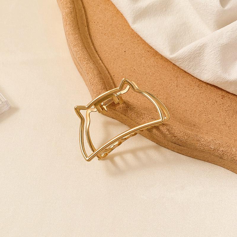 Kẹp tóc kim loại kiểu dáng độc đáo phong cách Hàn Quốc