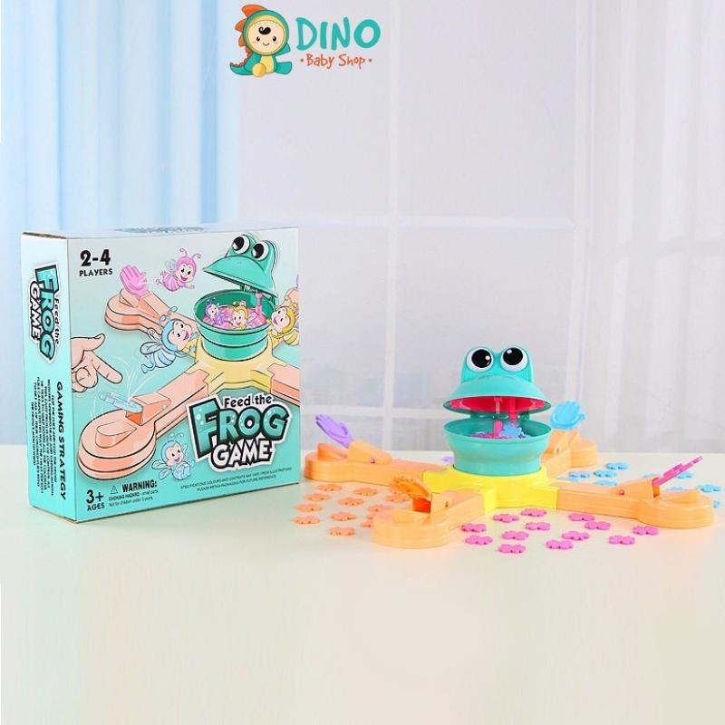 Đồ chơi ếch ham ăn Frog game xoay 360 độ tăng cường vận động thông minh cho bé DiNo