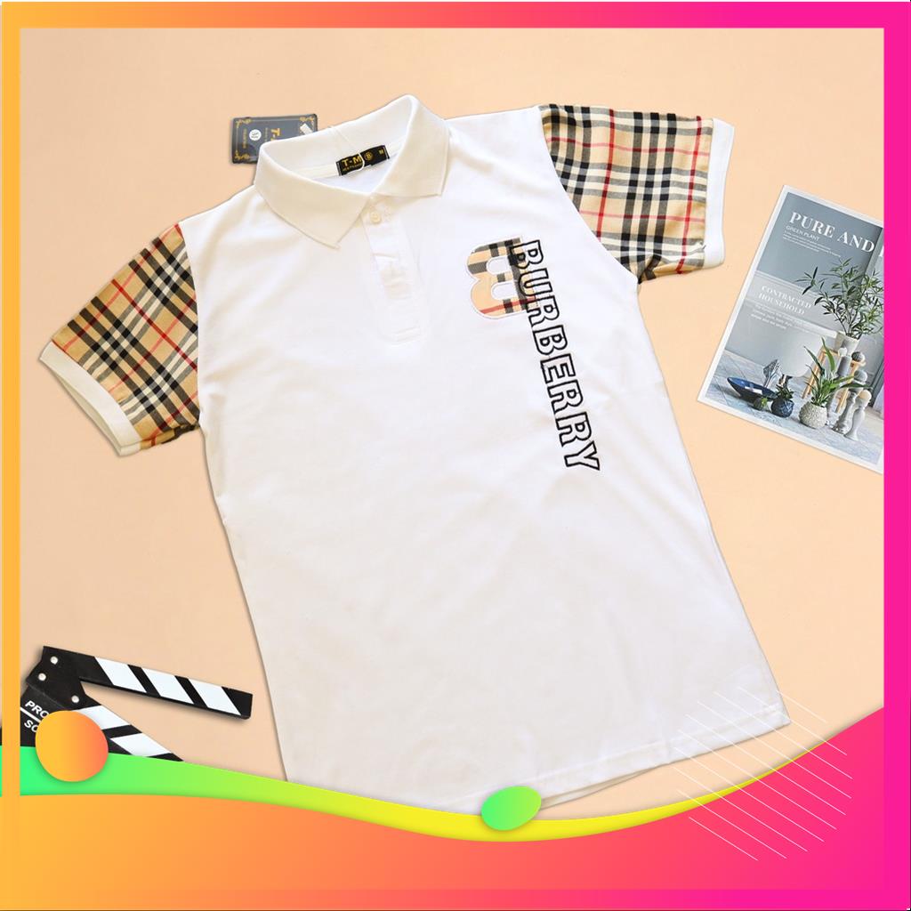 Áo thun nam tay ngắn polo có cổ cao cấp giá rẻ vải cotton co giãn 4 chiều mẫu mới nhất.TRU1 MSP34284