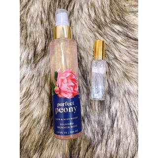 Xịt Thơm Toàn Thân Bath And Body Works Body Mist Nhũ Perfect Peony (10ml)