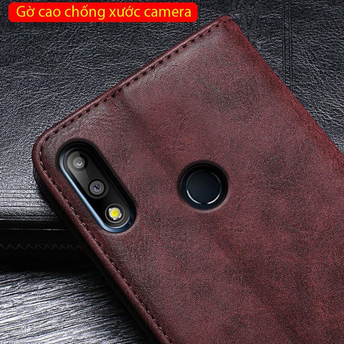 Bao da Zenfone Max Pro M2 Ourhan Leather Card