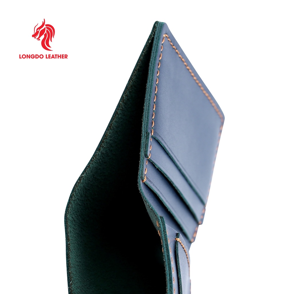 Ví da nam dáng đứng cao cấp - Cam kết 100% da bò thật - Bảo hành 5 năm - Thương hiệu uy tín Longdo Leather - BD04