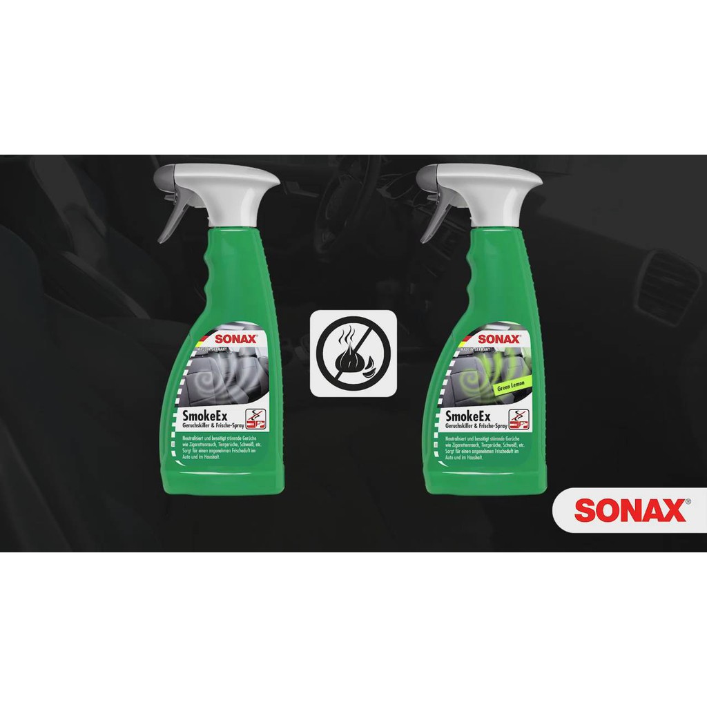 Xịt Khử Mùi Xe Hơi Sonax SmokeEx 500ml