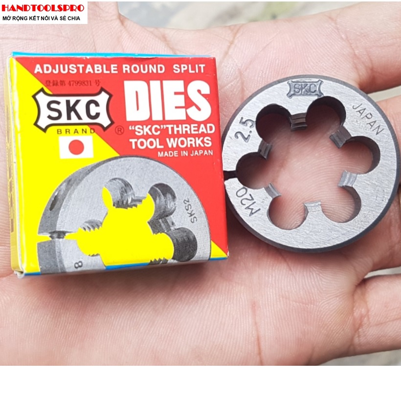 Bàn ren taro hệ mét NHẬT BẢN SKC đủ size từ M3 ===> M24x 3.0mm