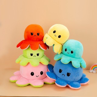 Gấu bạch tuộc cảm xúc 2 mặt size 25cm