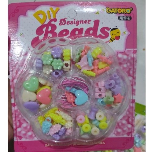 Bộ xâu vòng, xâu hạt cho bé yêu