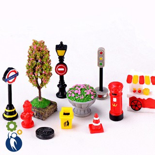 Bộ 2 Thùng Rác Mô hình mini trang trí