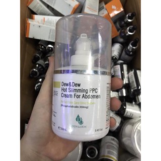 Kem tan mỡ bụng dew&dew hot slimming ppc cream for abdomen