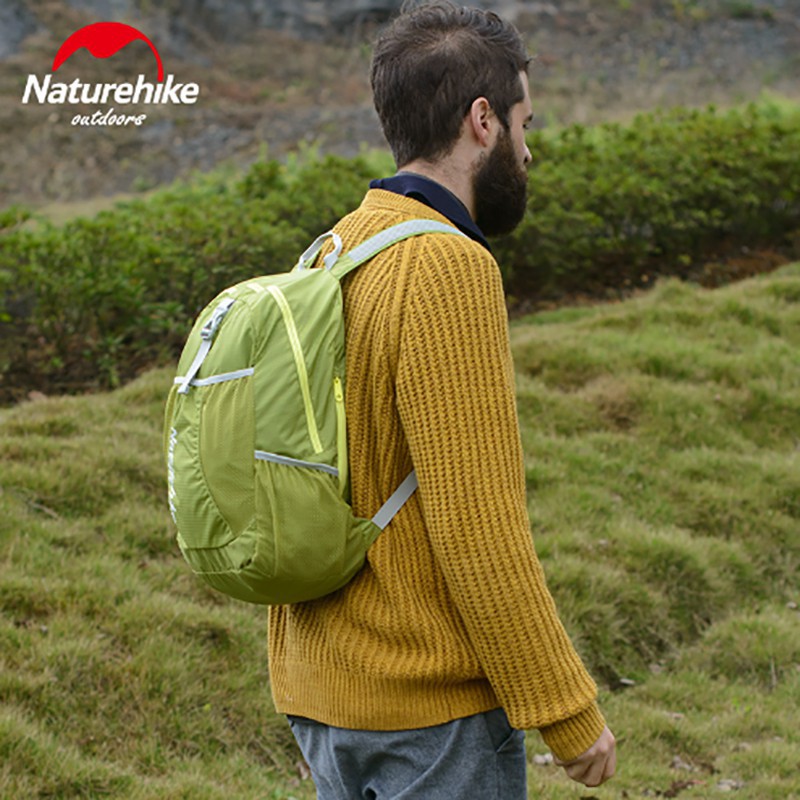 Balo Gấp Gọn Du Lịch Dã Ngoại Đi Chơi Đi Học NatureHike NH15A119-B dung tích lớn 22L SIÊU NHẸ 200g | BigBuy360 - bigbuy360.vn