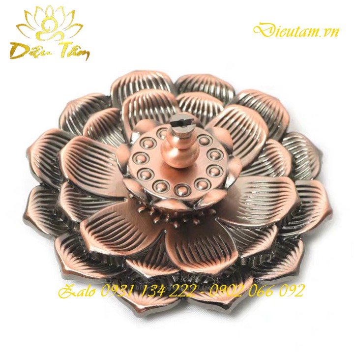 Đế cắm nhang, trầm nụm hương vòng thay thác khói trầm hương đế 4 chức năng