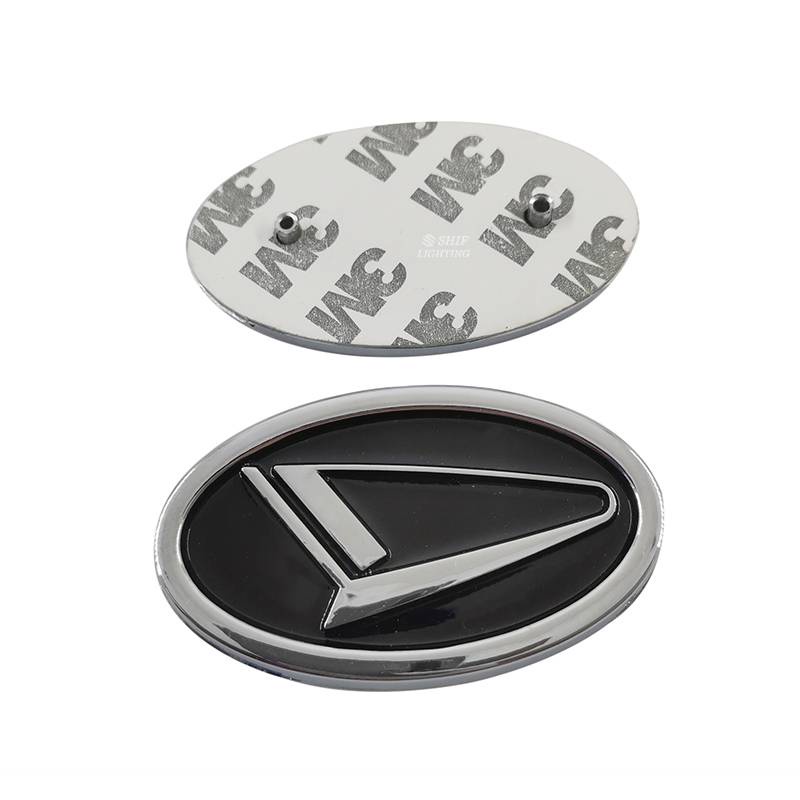 Miếng dán trang trí vô lăng xe hơi bằng nhựa abs in logo DAIHATSU