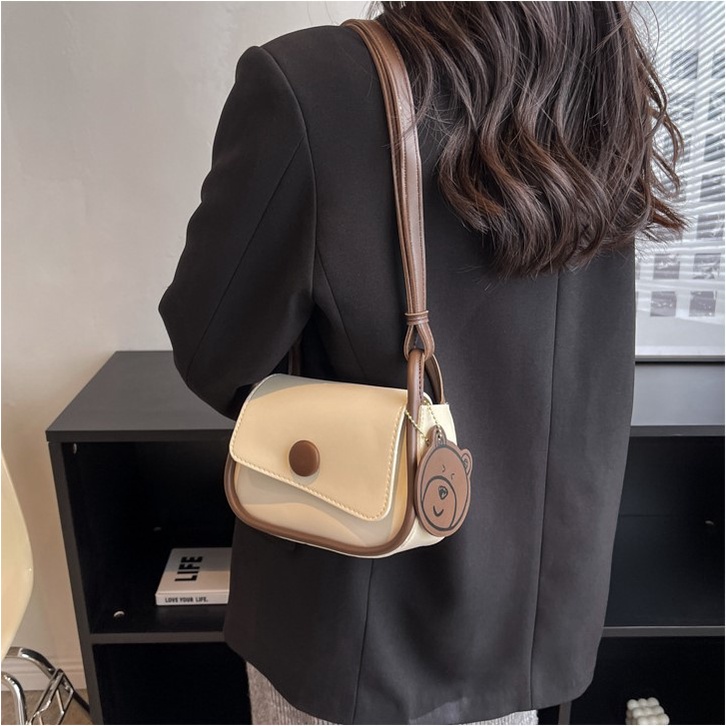 Túi xách nữ đeo chéo gấu bear cười xinh chất da dày cao cấp Capucha T211