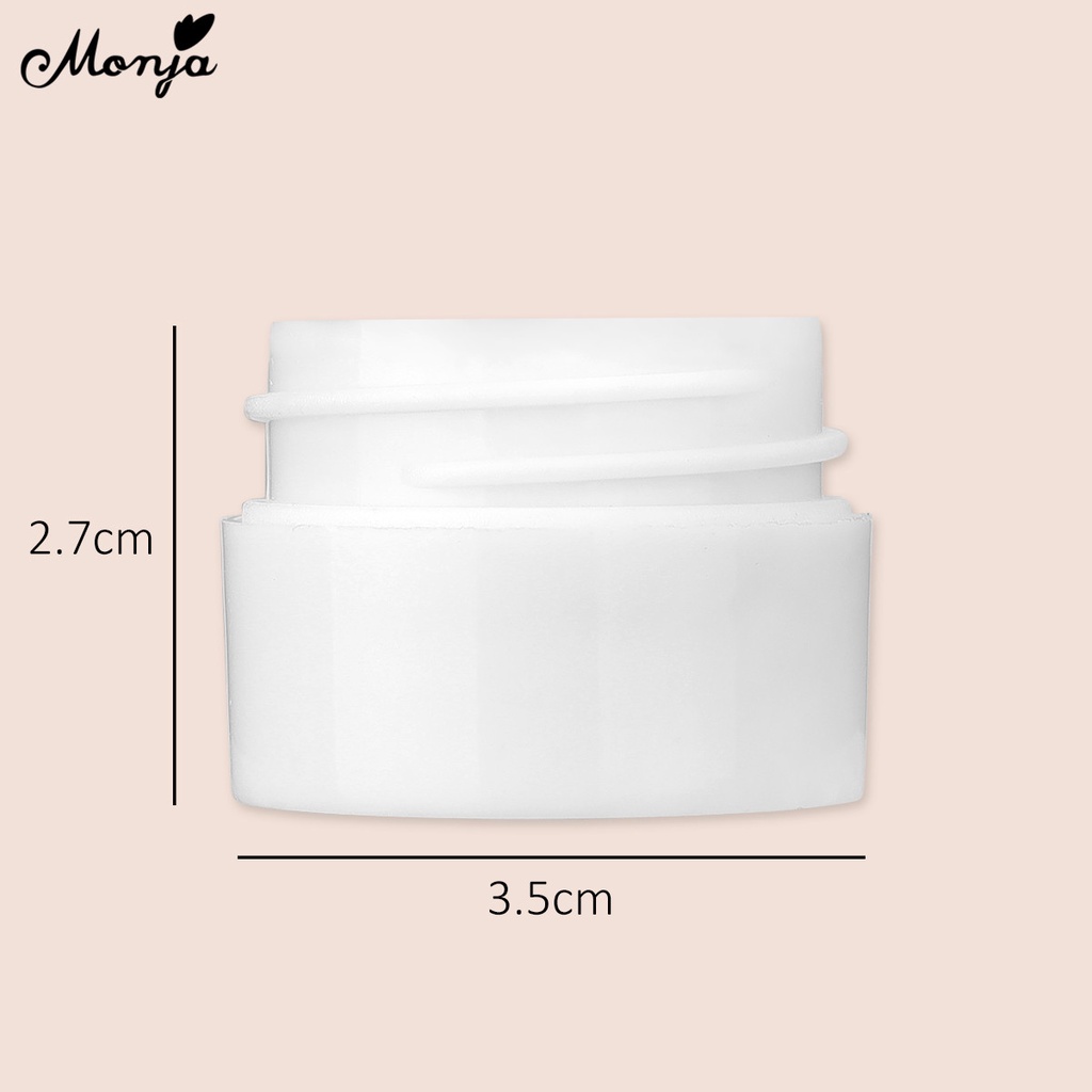 MONJA [Hàng mới về] Sơn móng tay gel 5ml màu sắc ánh kim tạo hiệu ứng lấp lánh 3D
