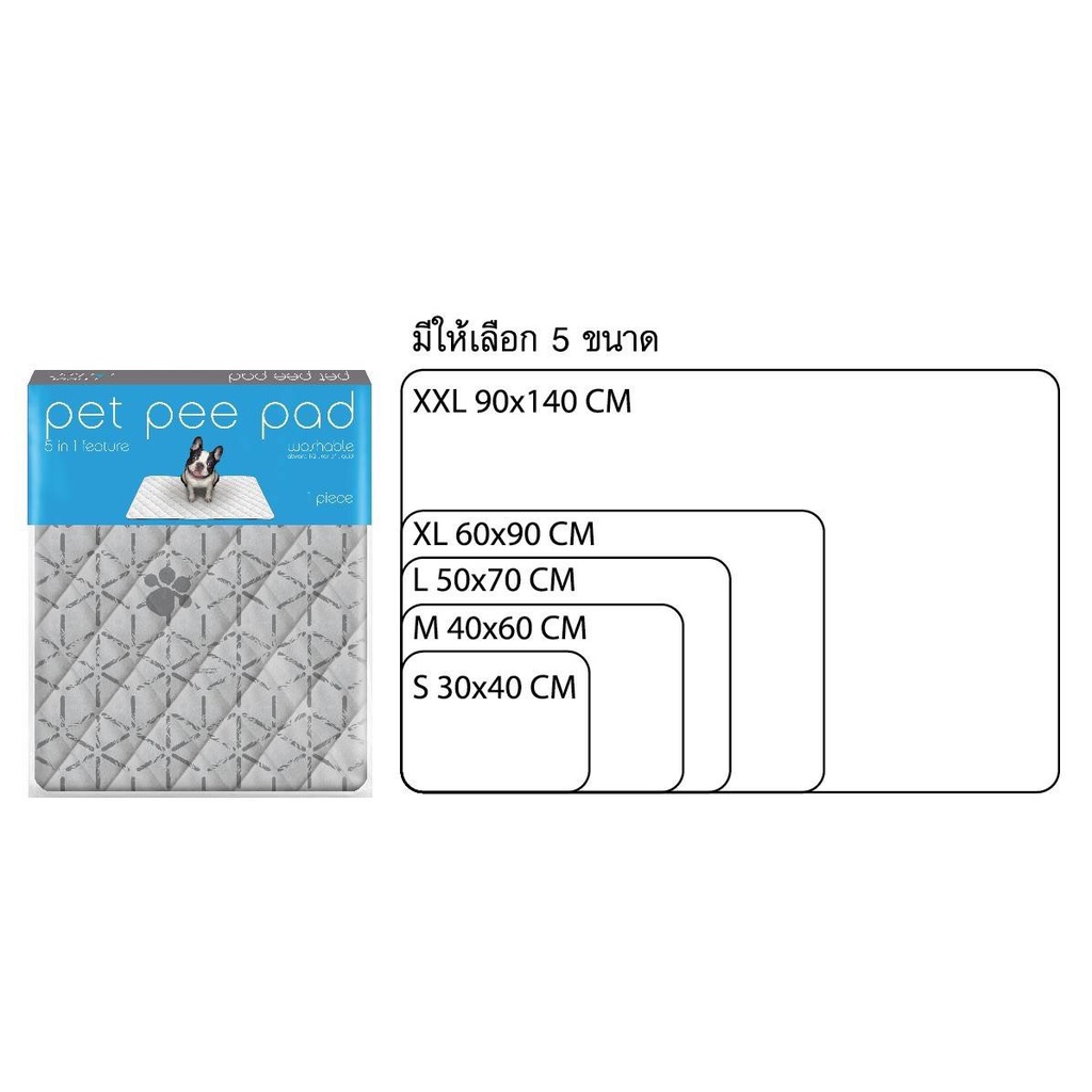 Thảm vệ sinh cho chó mèo Pet Pee Pad SUPER SORBER 5 in 1