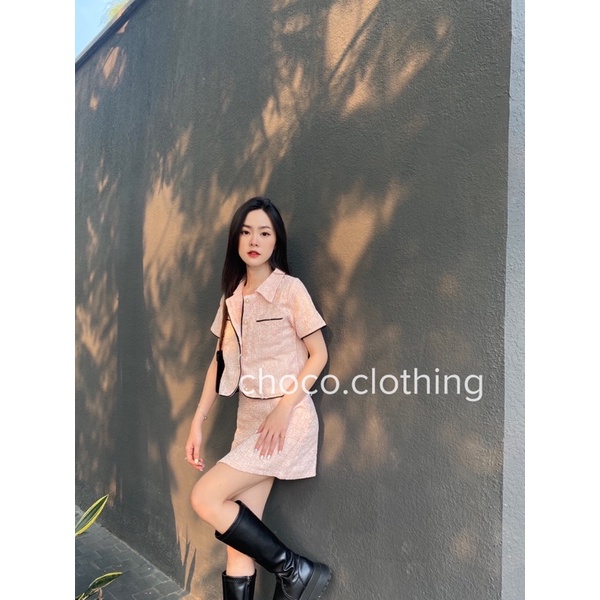 Set áo, váy, quần tweed tiểu thư (có bán lẻ)