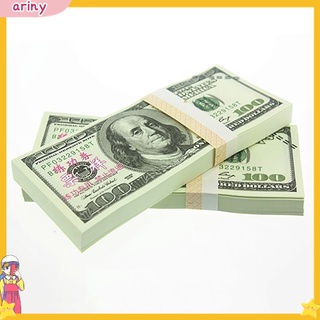 ♞100 Pcs Toy EUR US Dollars Bank Foreign Currency Training Collect Banknotes