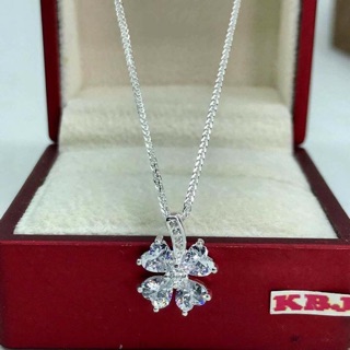 Dây chuyền bạc cỏ bốn lá bạc ta