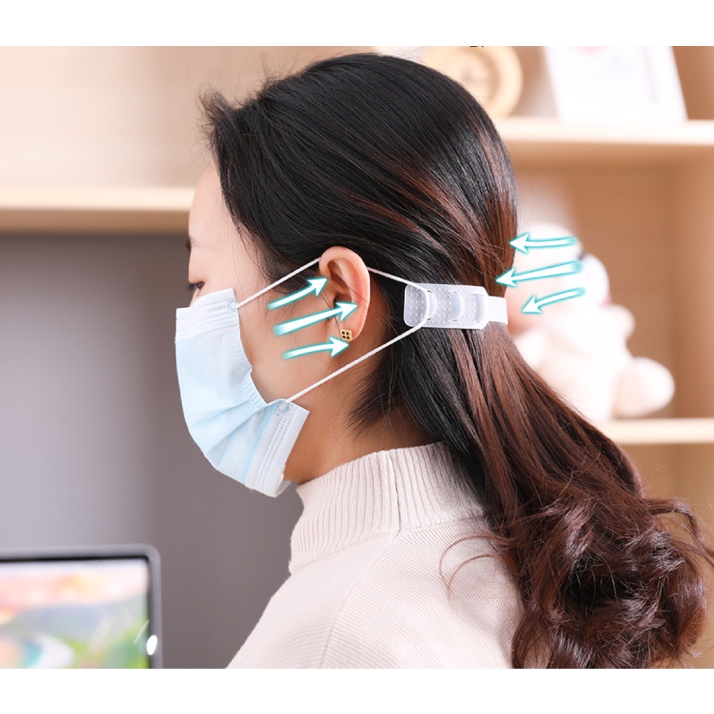 NHỰA PET. Móc đeo khẩu trang chống đau tai. Aone Mall