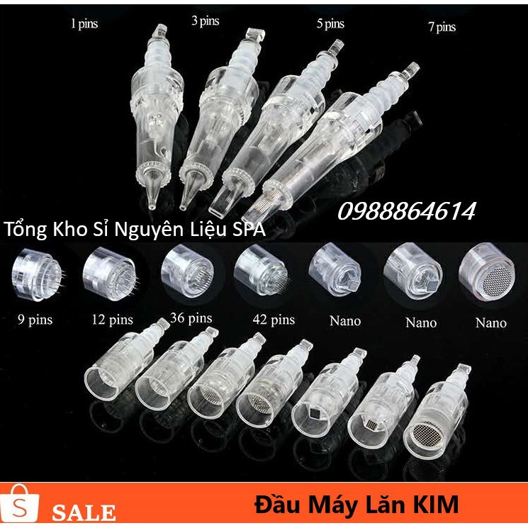 10 Đầu Máy Lăn Kim Phi Kim Cho Máy MYM DR PEN M5 M7