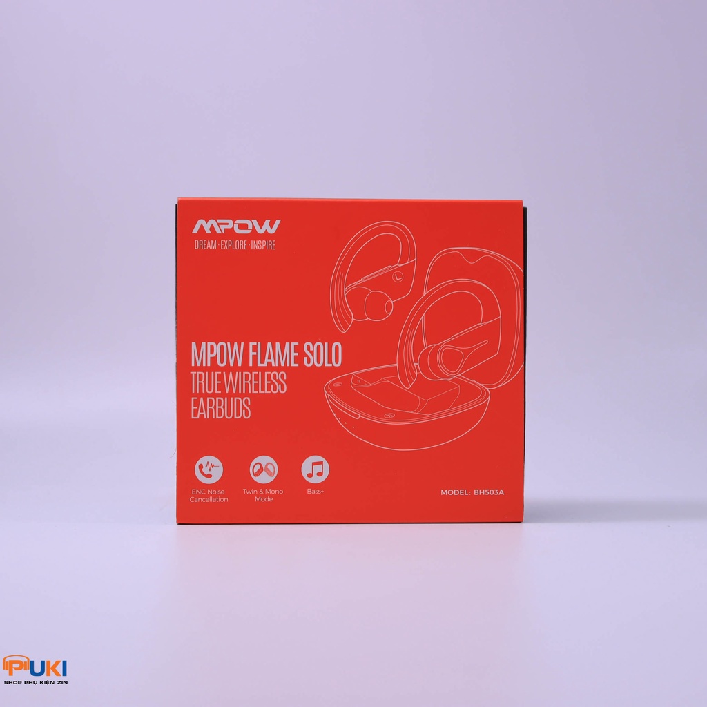 Tai nghe không dây thể thao Mpow Flame Solo - Tai nghe Bluetooth Mpow Flame Solo | Hàng Chính Hãng |