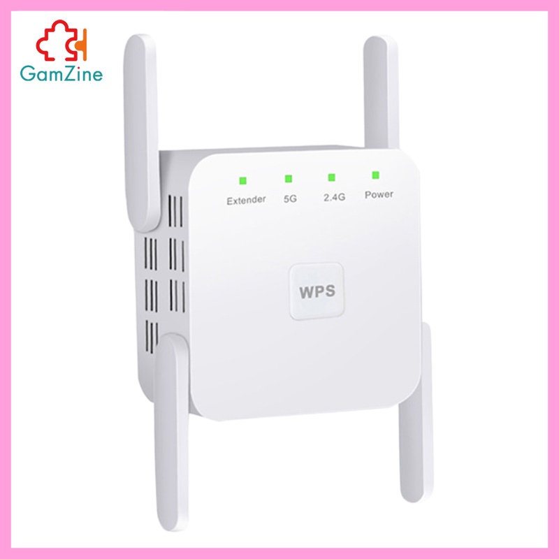 Bộ Lặp Sóng Wifi Không Dây 1200mbps 2.4g 5g 4 Ăng Ten Uk-Plug | BigBuy360 - bigbuy360.vn