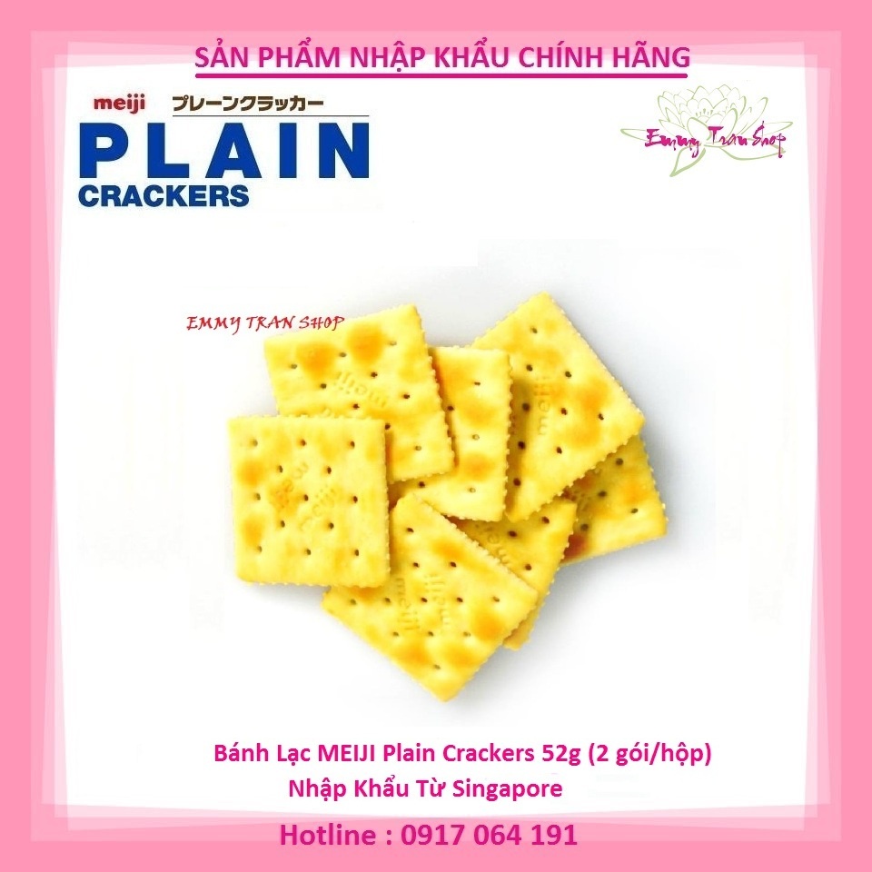 Combo 5 Hộp Bánh Lạc MEIJI Plain Crackers 52g- dành cho người ăn kiêng,tiểu đường ( Emmy Tran Shop ) | BigBuy360 - bigbuy360.vn