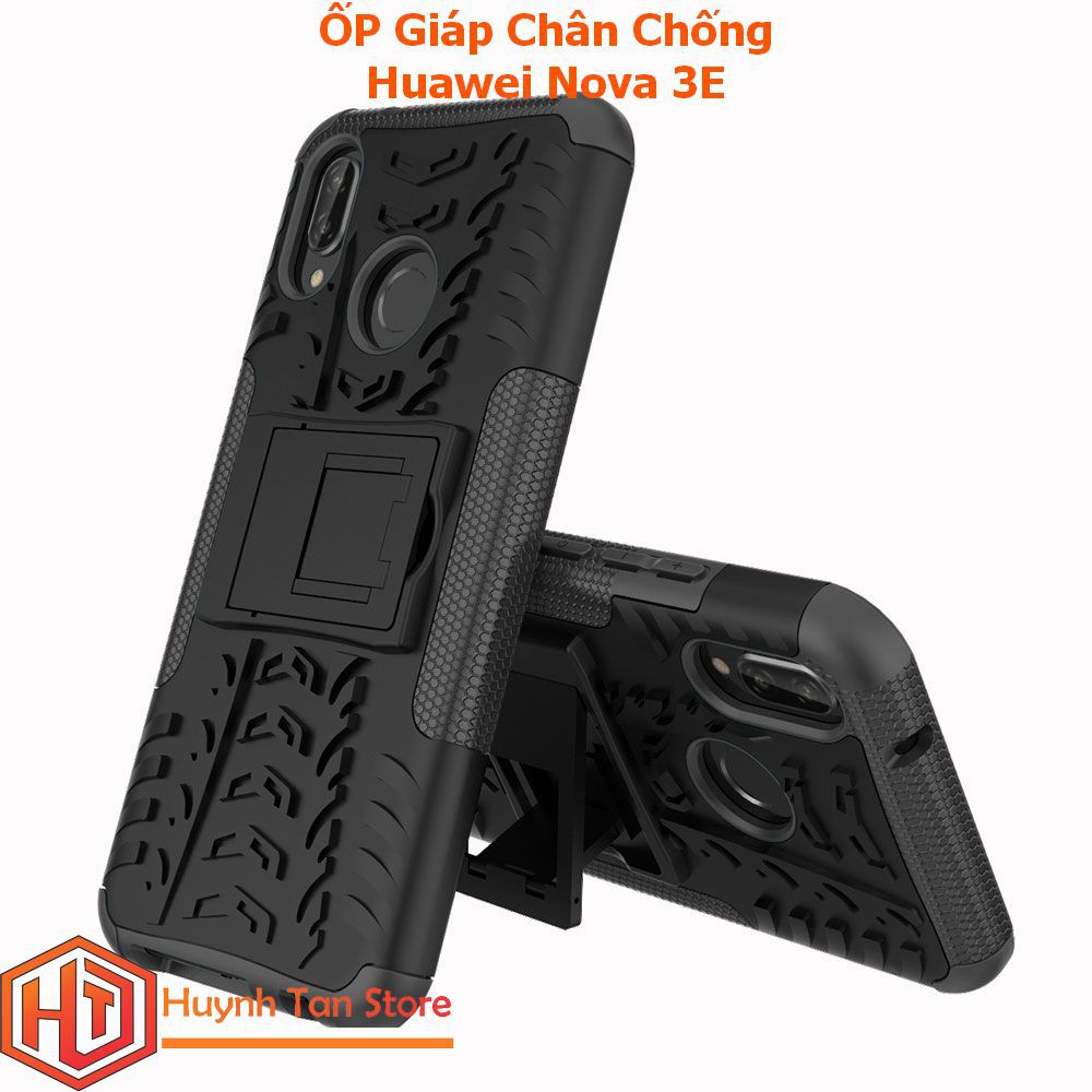 Ốp lưng Nova 3E chống sốc giáp chân chống (full màu)