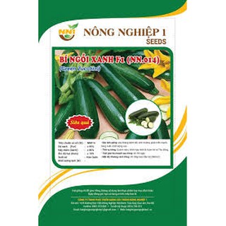 HẠT GIỐNG BÍ NGỒI XANH F1 GÓI 2GRAM