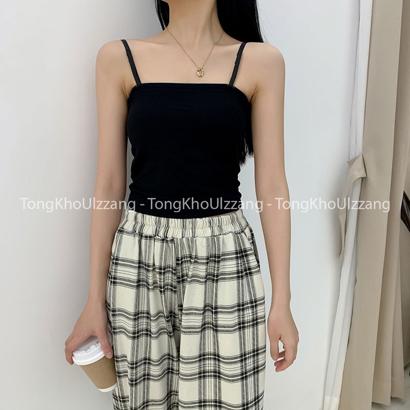 [CHUYÊN SỈ] Áo 2 dây Croptop Cotton Bozip - Có quai chỉnh - Mix đồ cực xinh khi đi làm - đi chơi - đi biển