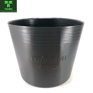 [20 Cái] Chậu Nhựa Đen C11A (29x23.5)