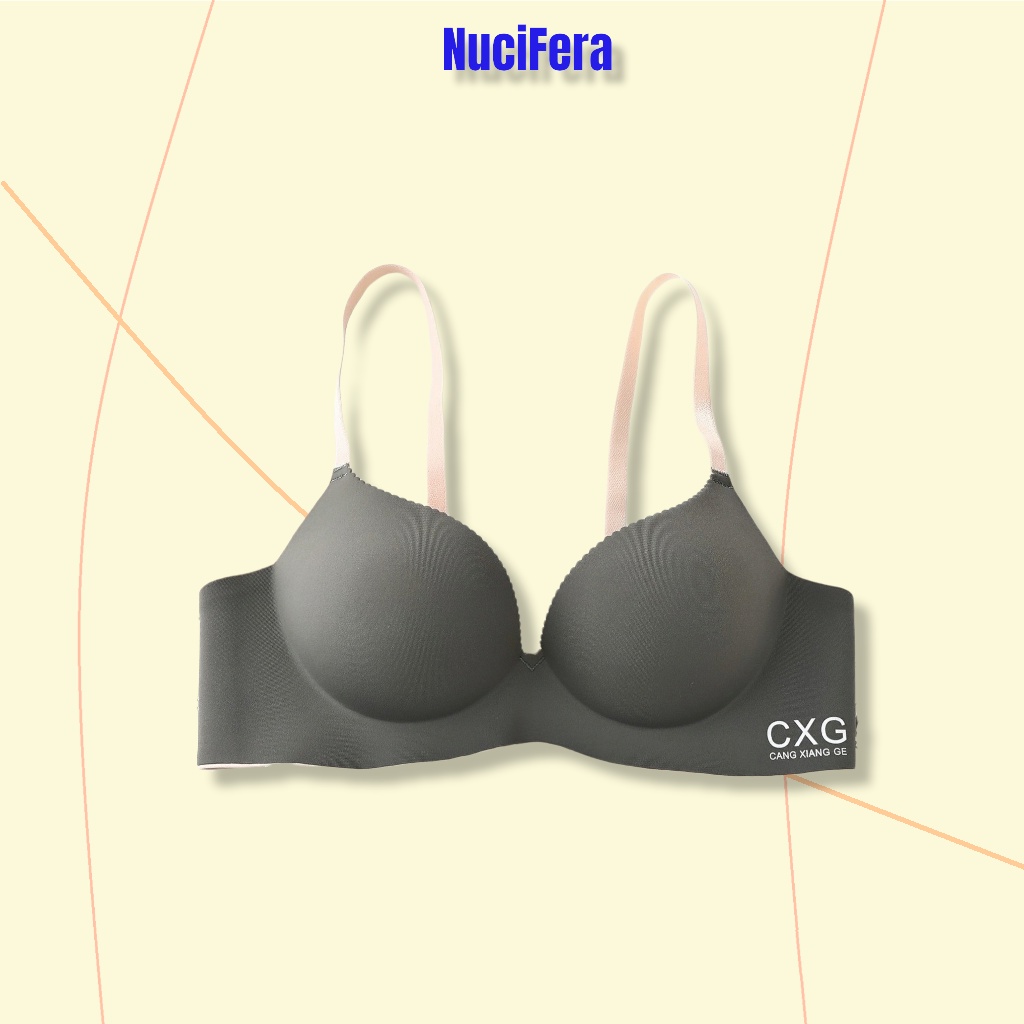 Áo nâng ngực đệm dày cup ngực tròn NuciFera_AL88 phom ôm gom ngực tạo khe